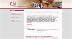 Desktop Screenshot of exilforschung.de